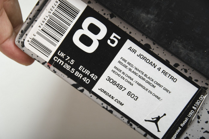Jordan 4 Retro Toro Bravo 308497-603